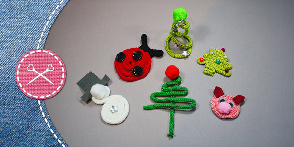 Geiles DIY: Mini-Deko aus Strickschläuchen für Weihnachten und Silvester
